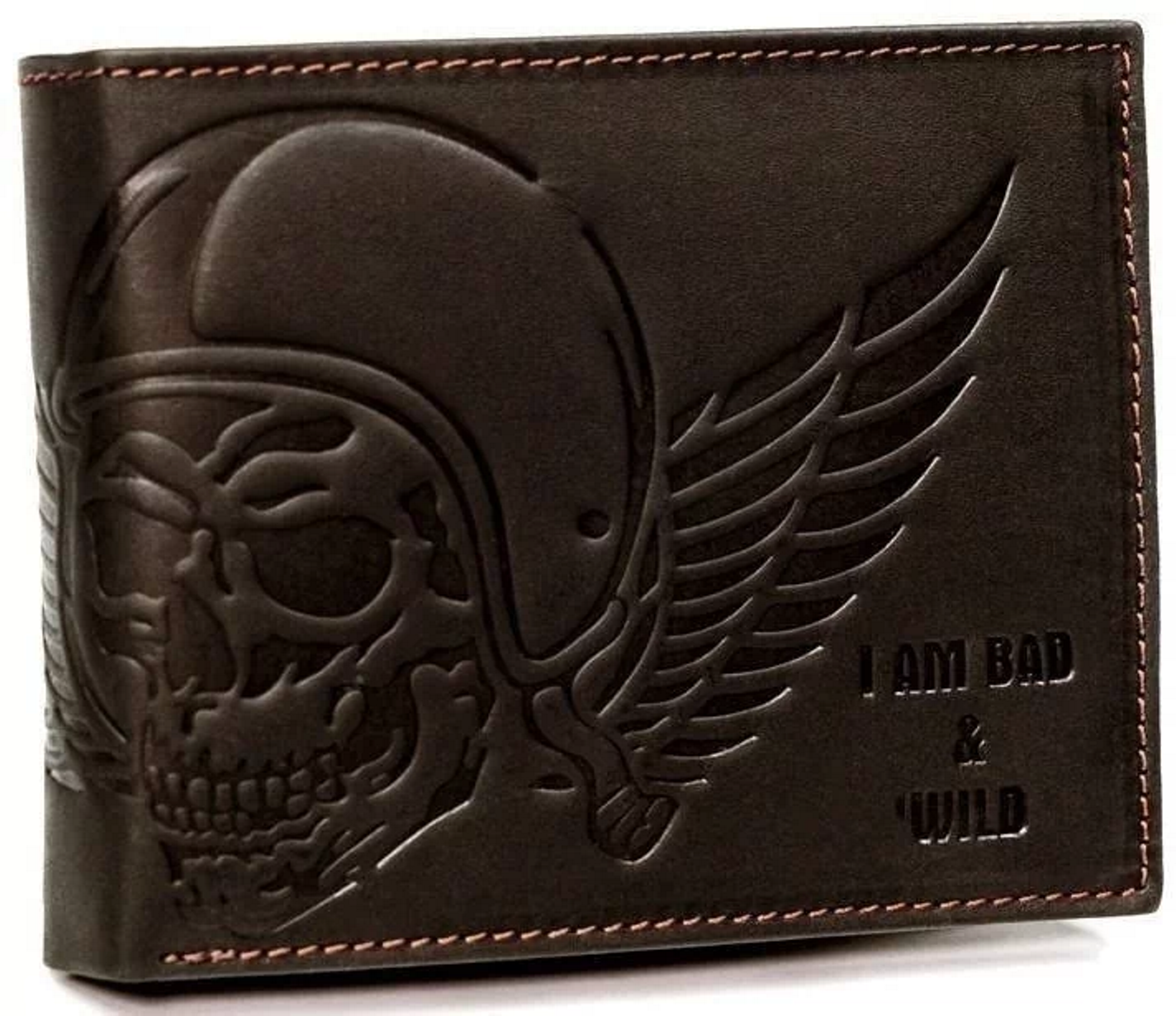 Гаманець чоловічий I AM BAD and WILD N992-HUB BROWN